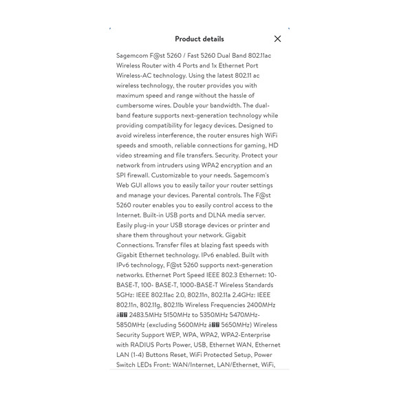 SageCom Fast 5260 Dual Band Wireless Router! Fast Internet! Increased Coverage! - Picture 5 of 5